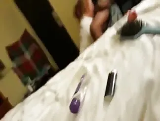 She is caught blowing a black dick